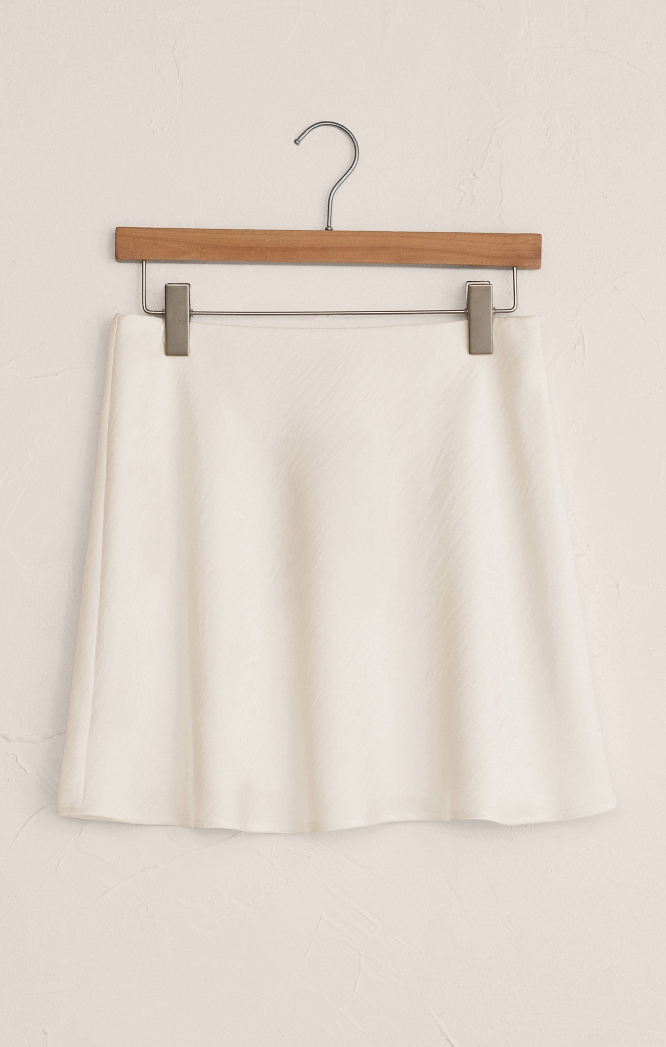 Chablis Satin Mini Skirt