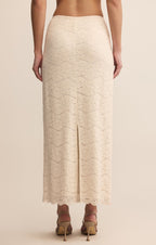 Via Lace Midi Skirt