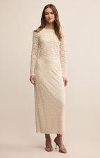 Via Lace Midi Skirt