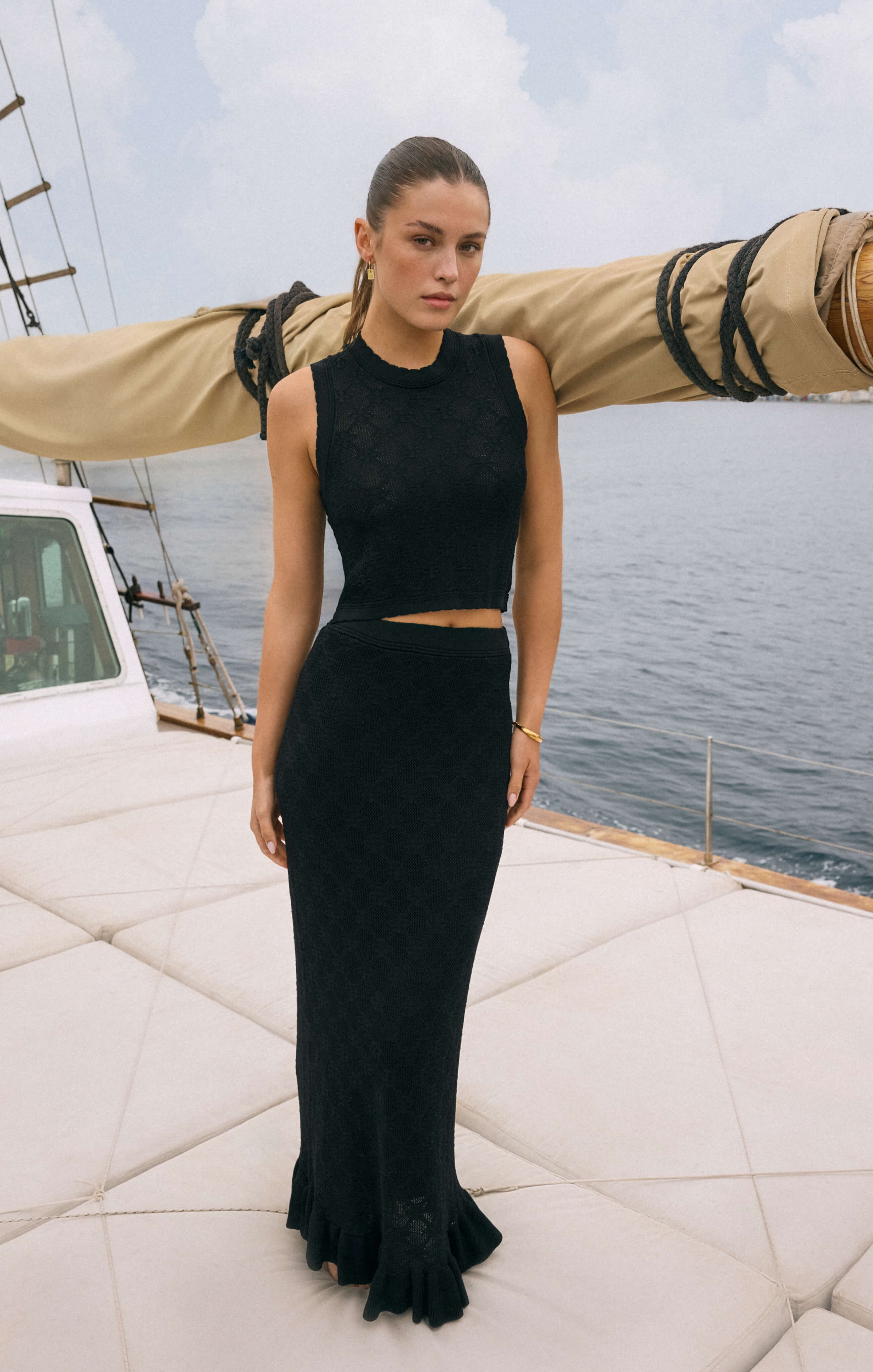Ramona Jacquard Sweater Midi Skirt Main image