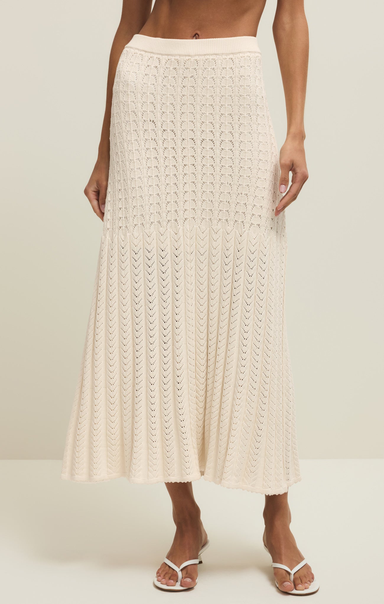 Lexa Crochet Sweater Maxi Skirt Main image