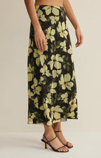 Eda Ren Floral Mesh Maxi Skirt