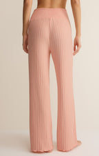Dawn Smocked Silky Rib Pant