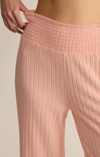 Dawn Smocked Silky Rib Pant