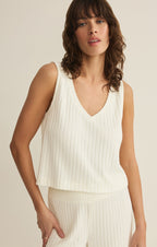 Dawn Smocked Silky Rib Pant