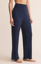 Dawn Smocked Silky Rib Pant