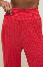Dawn Smocked Silky Rib Pant