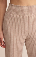 Dawn Smocked Silky Rib Pant