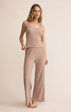 Dawn Smocked Silky Rib Pant