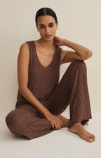 Dawn Smocked Silky Rib Pant