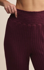 Dawn Smocked Silky Rib Pant
