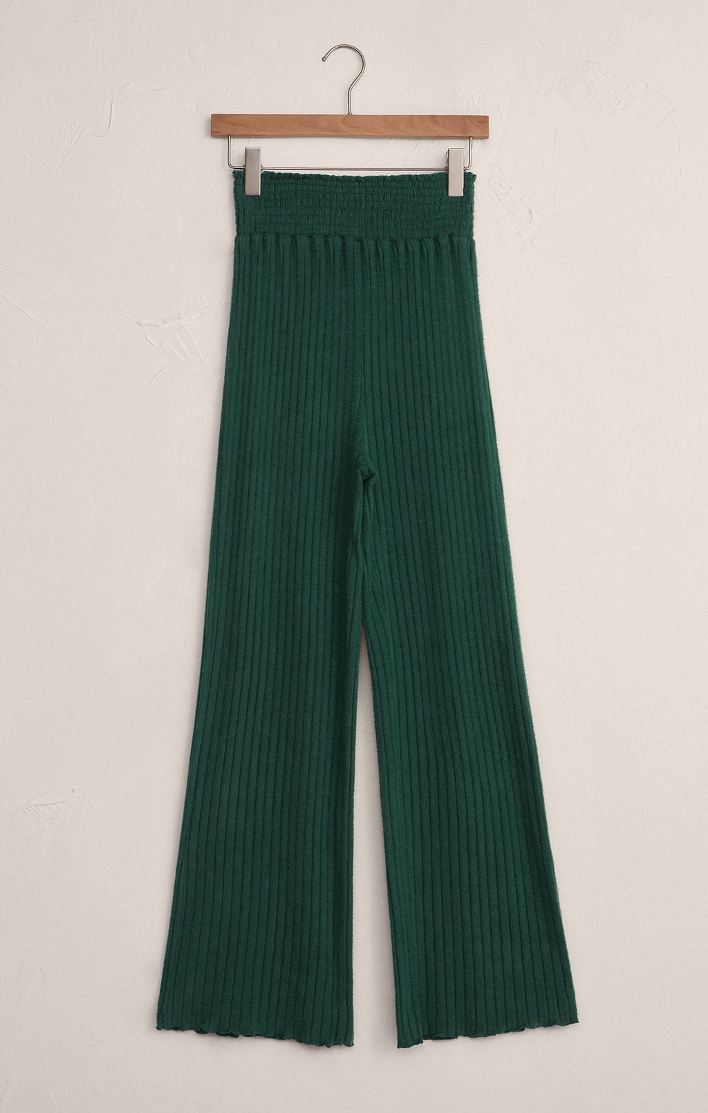 Dawn Smocked Silky Rib Pant
