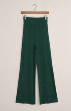 Dawn Smocked Silky Rib Pant