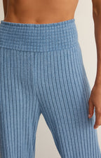 Dawn Smocked Silky Rib Pant