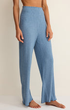 Dawn Smocked Silky Rib Pant