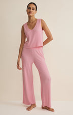 Dawn Smocked Silky Rib Pant