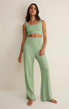 Dawn Smocked Silky Rib Pant