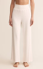 Dawn Smocked Silky Rib Pant