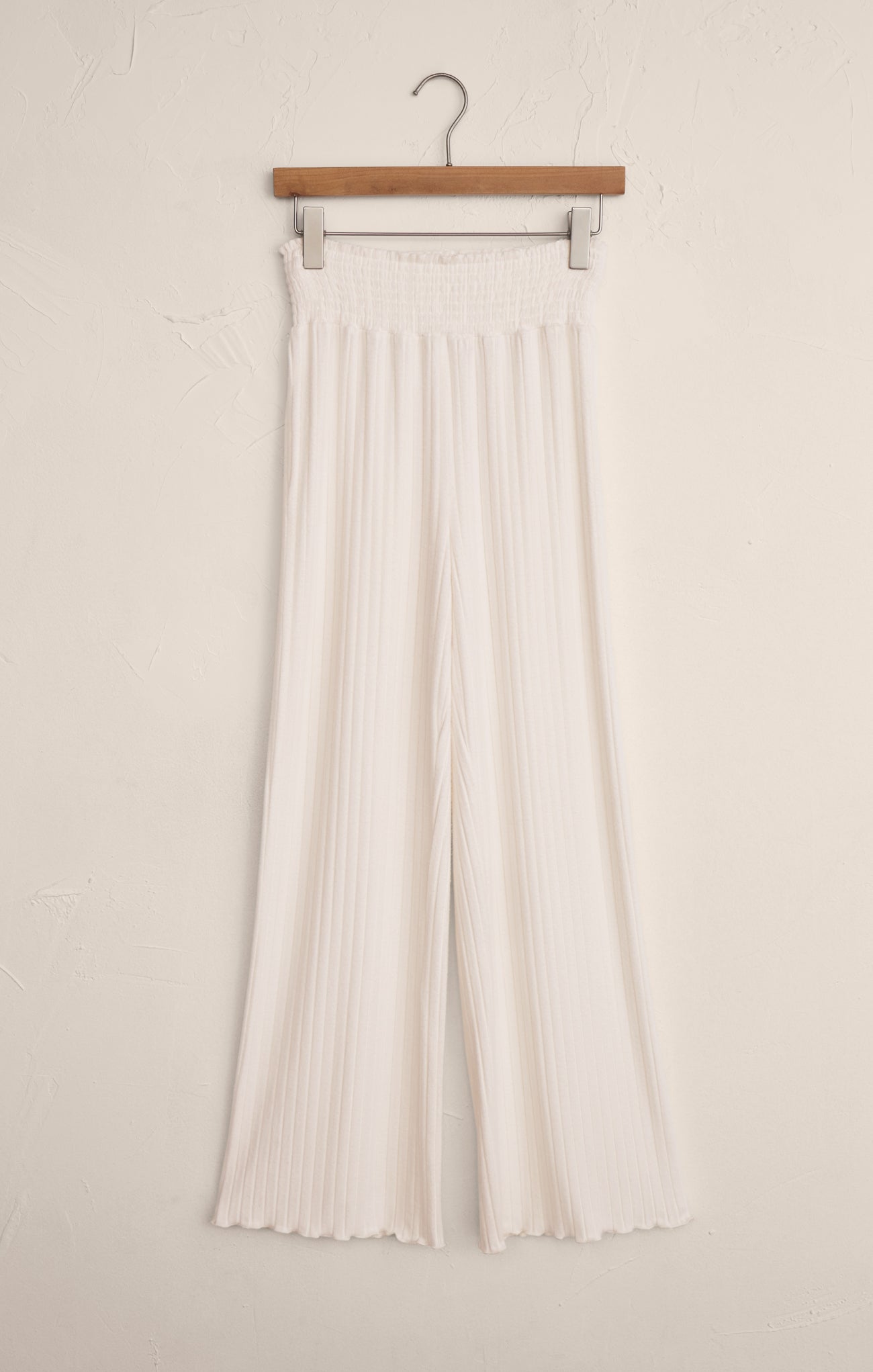 Dawn Smocked Silky Rib Pant