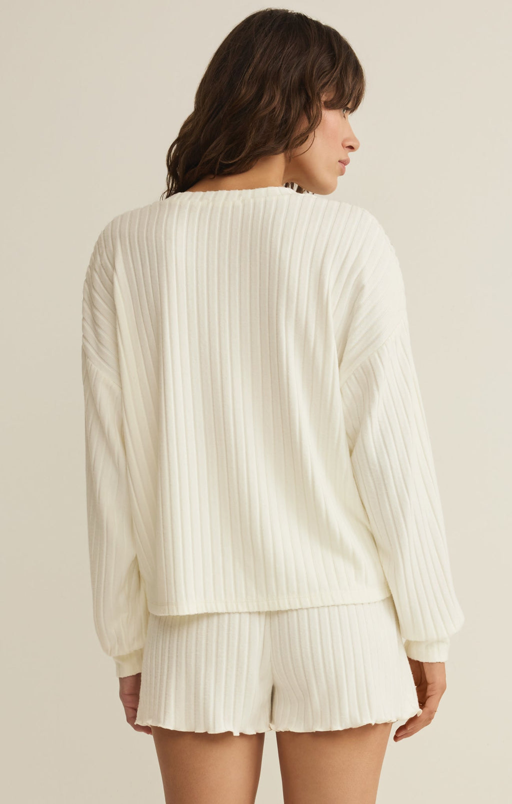 Daydream Silky Rib Long Sleeve Top