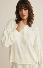 Daydream Silky Rib Long Sleeve Top