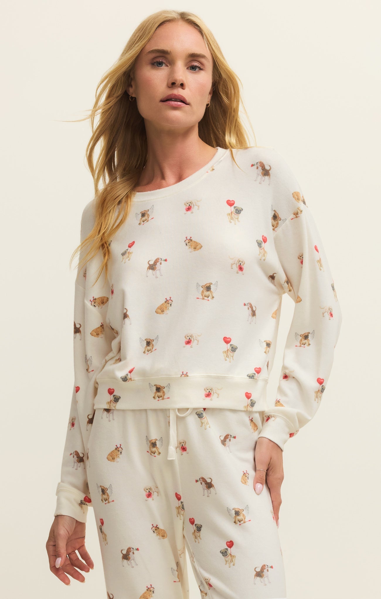 Bisous Love Pup Top