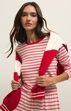 Night In Stripes Long Sleeve Top