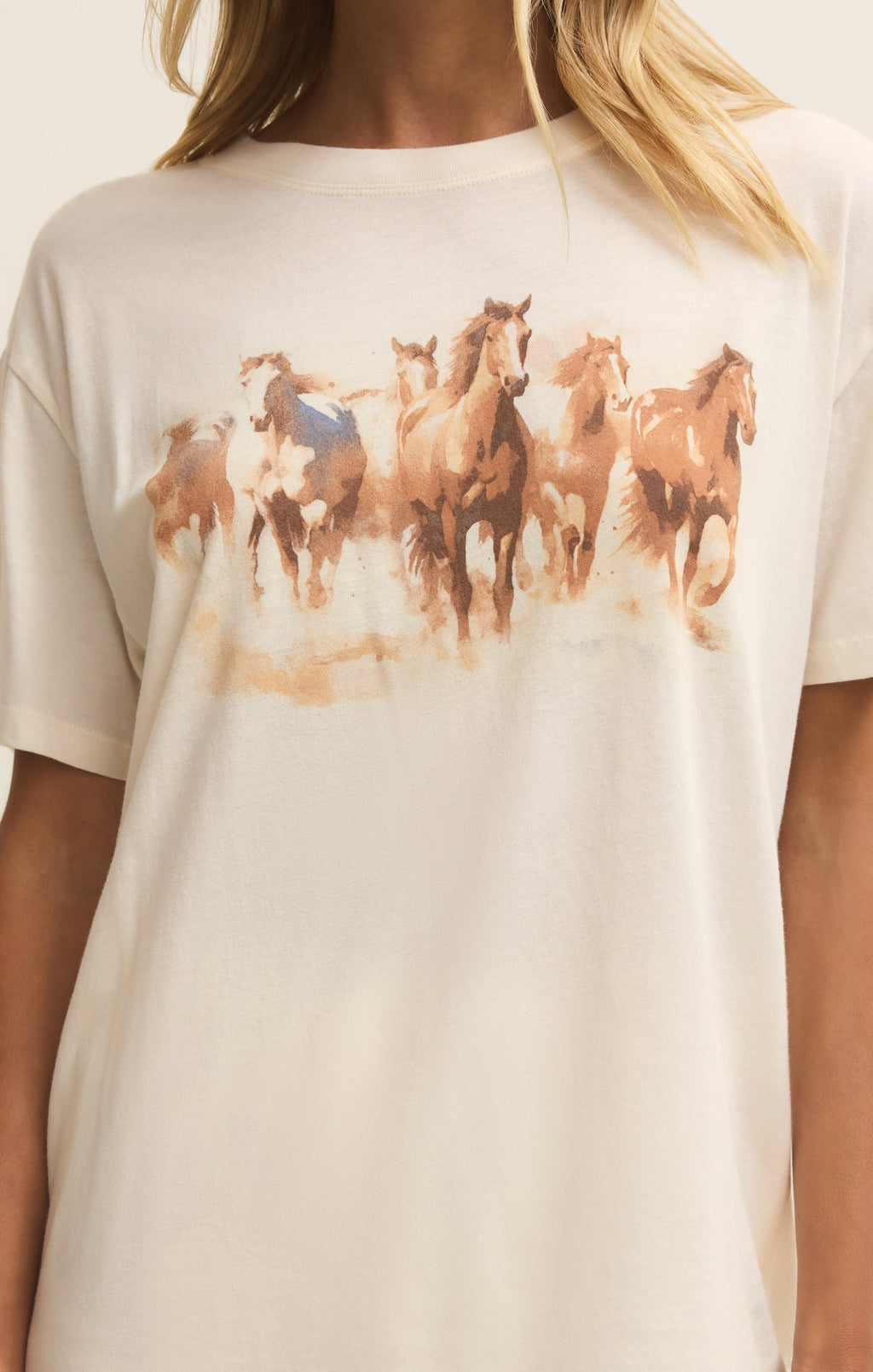 Howdy Horses Boyfriend Tee