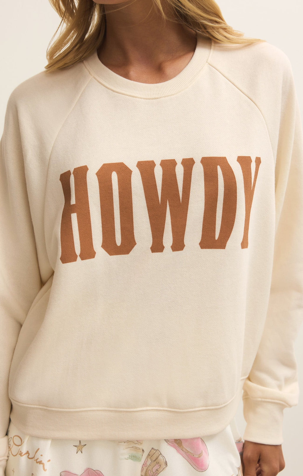 Howdy Fleece Sweatshirt