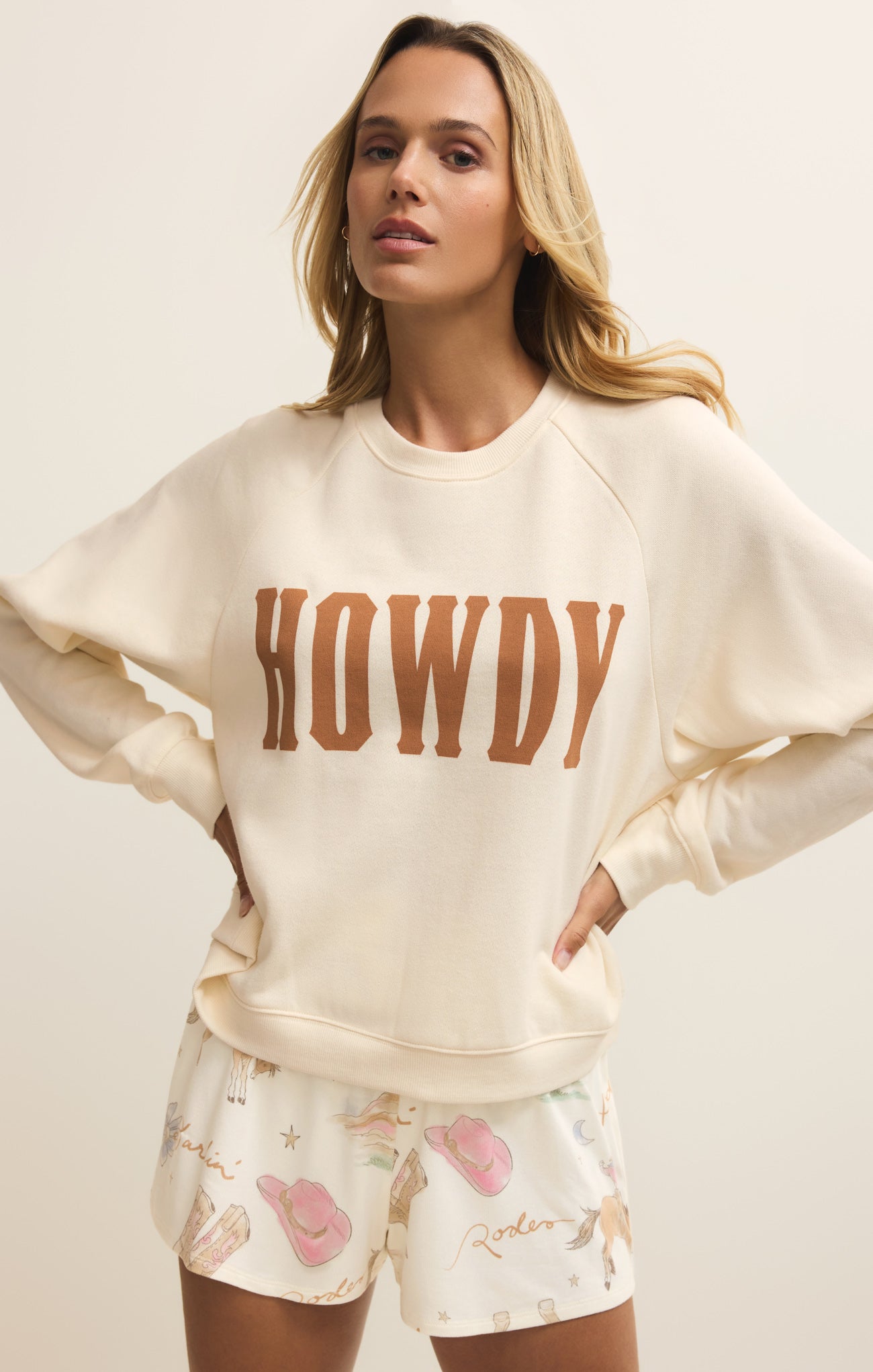 Howdy Fleece Sweatshirt