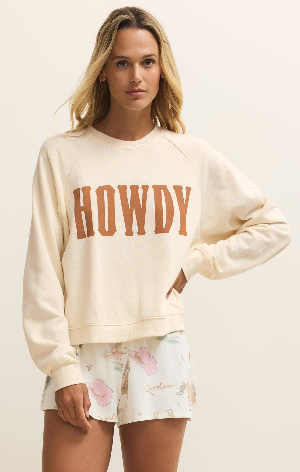 Howdy Fleece Sweatshirt