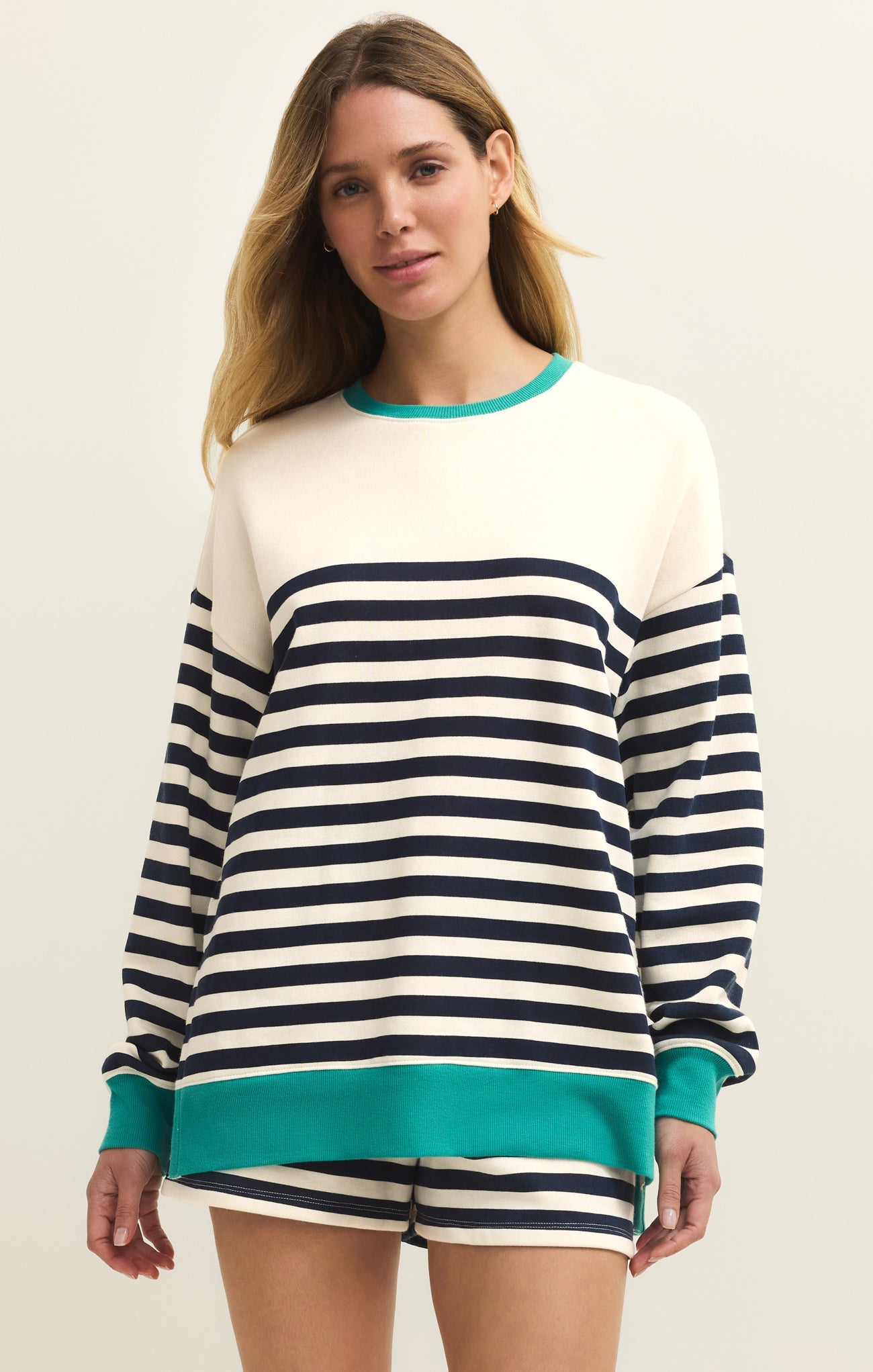 Layer Up Stripe Sweatshirt Main image