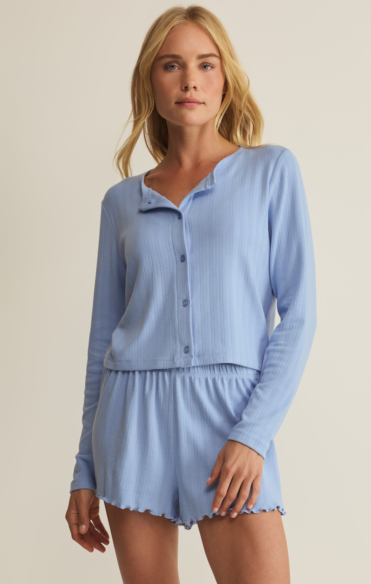 Lovely Pointelle Top Main image