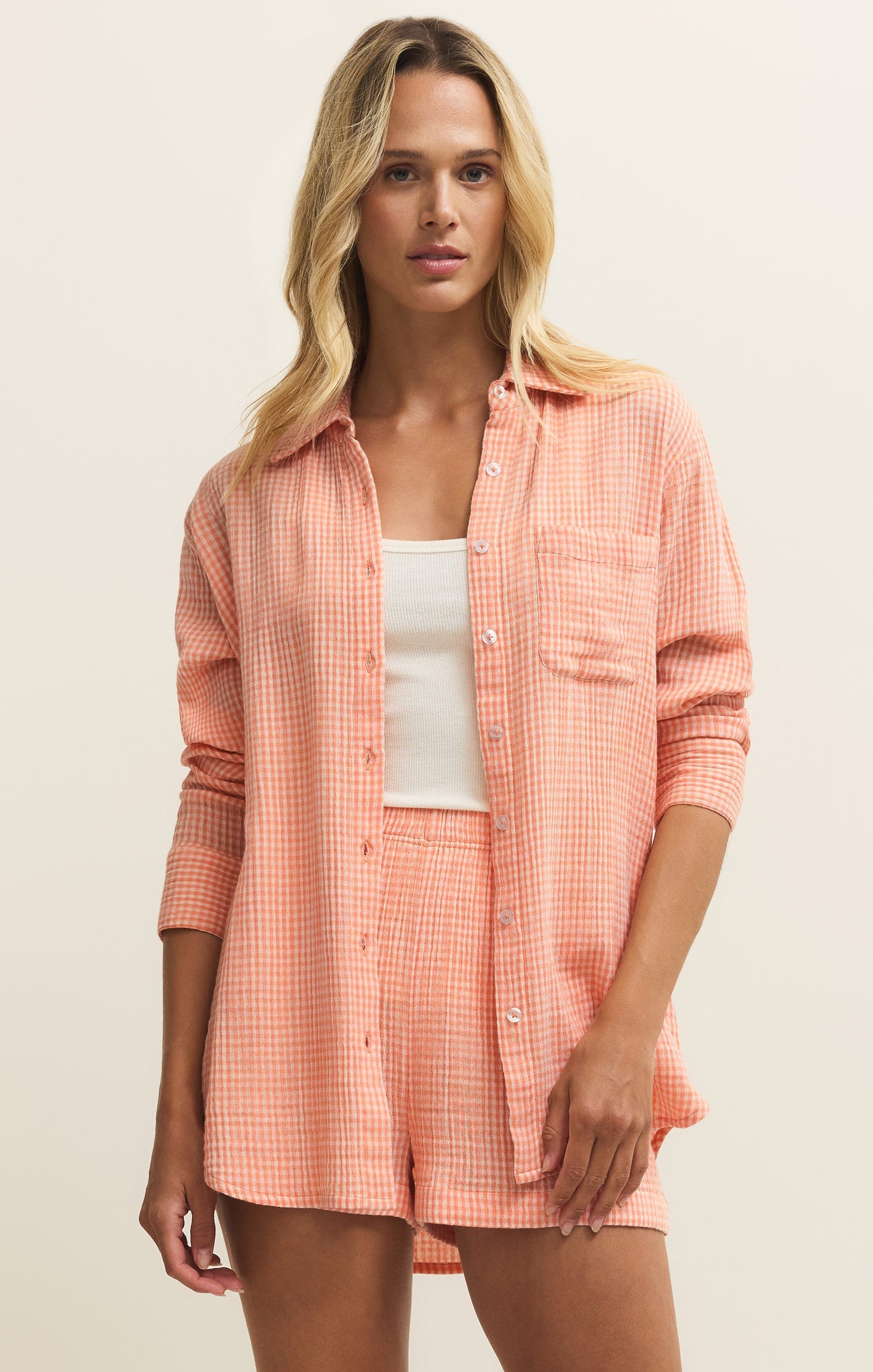 Classic Gingham Top Main image