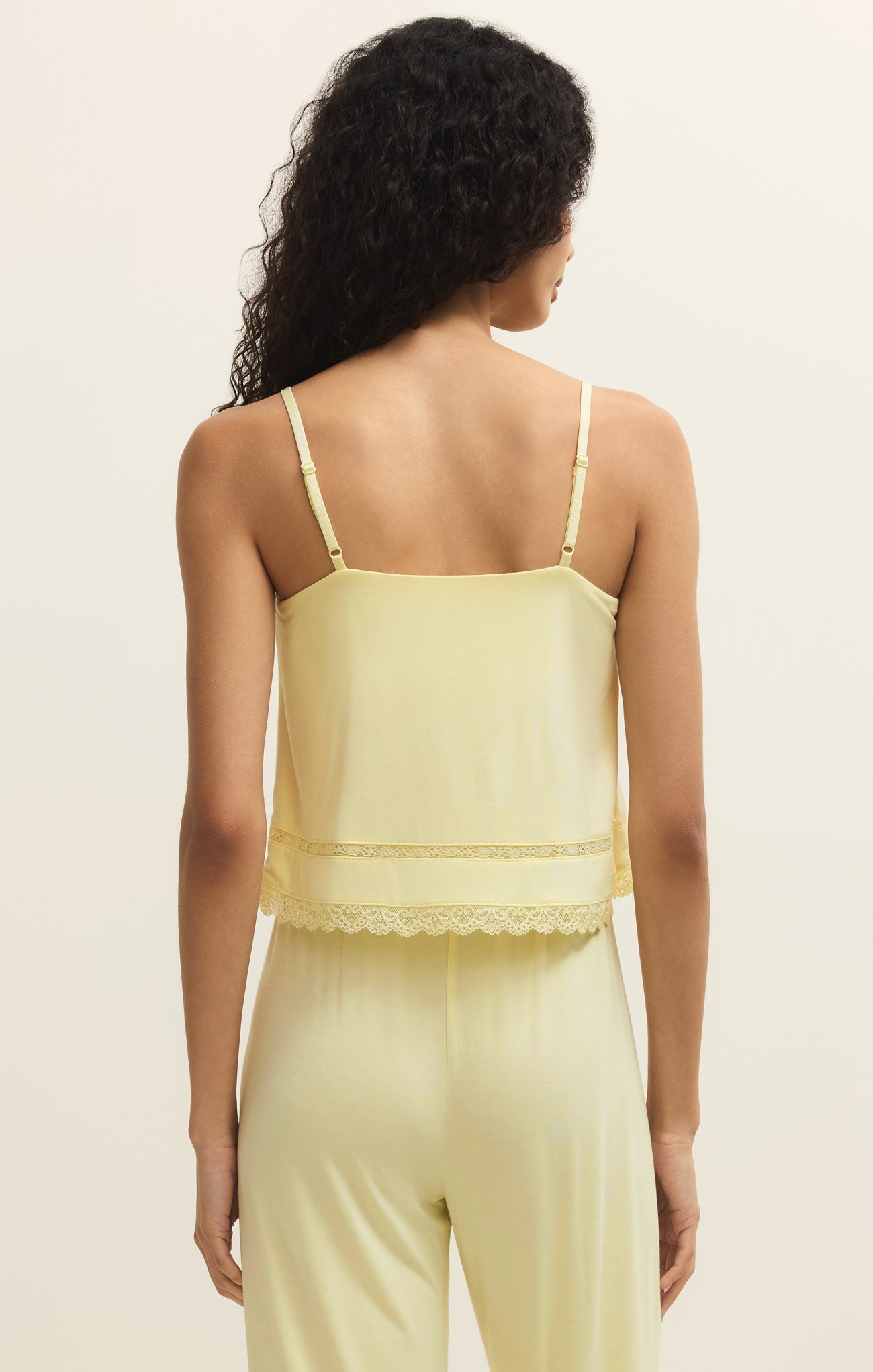 Gigi Cropped Lace Cami Secondary image