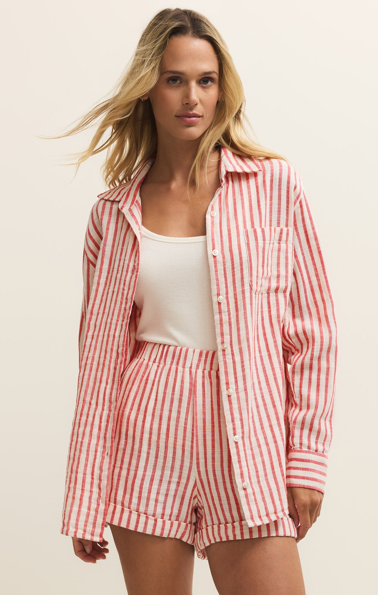 Saturdays Stripe Shirt Main image