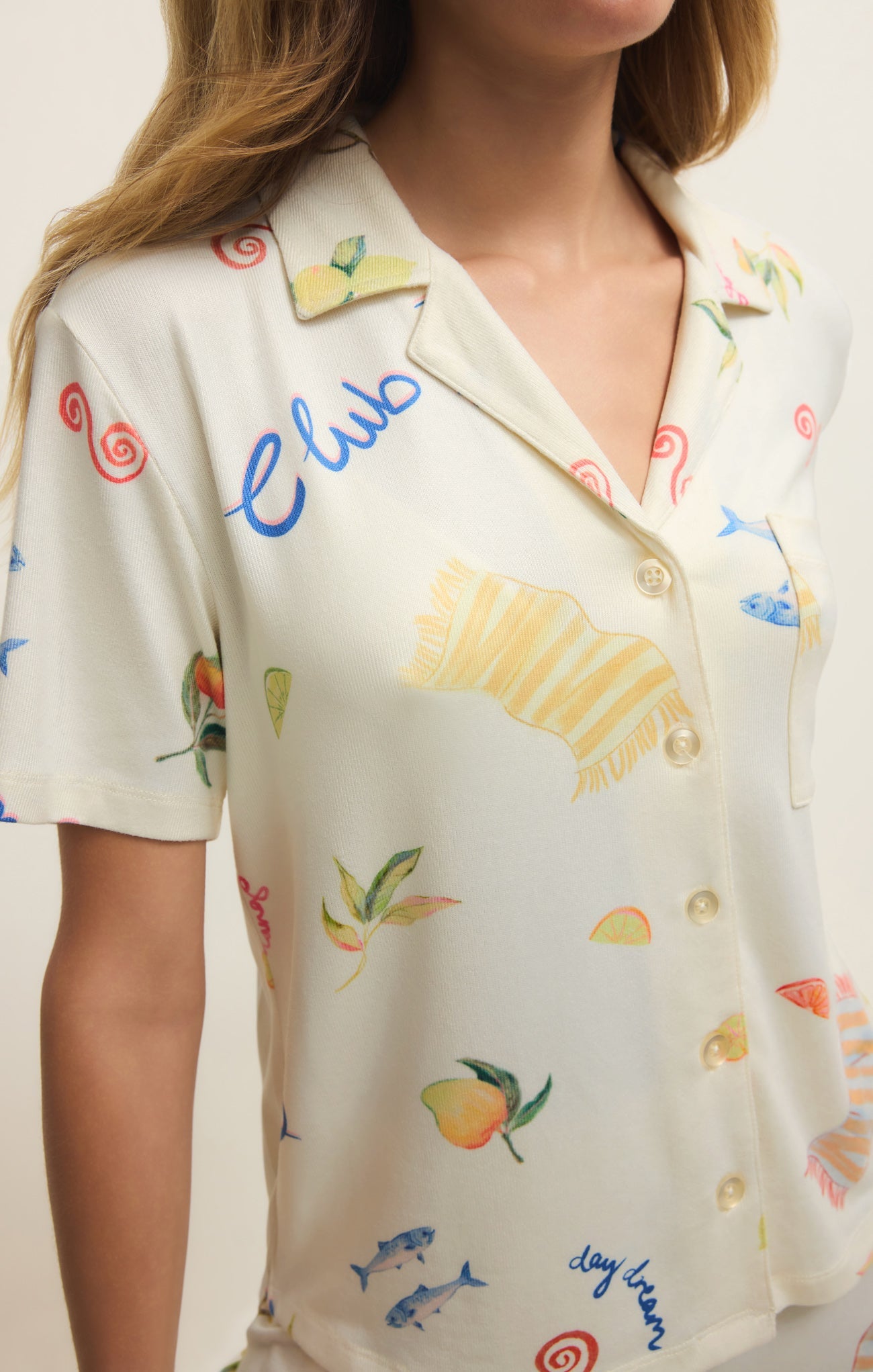 Beach Days PJ Top