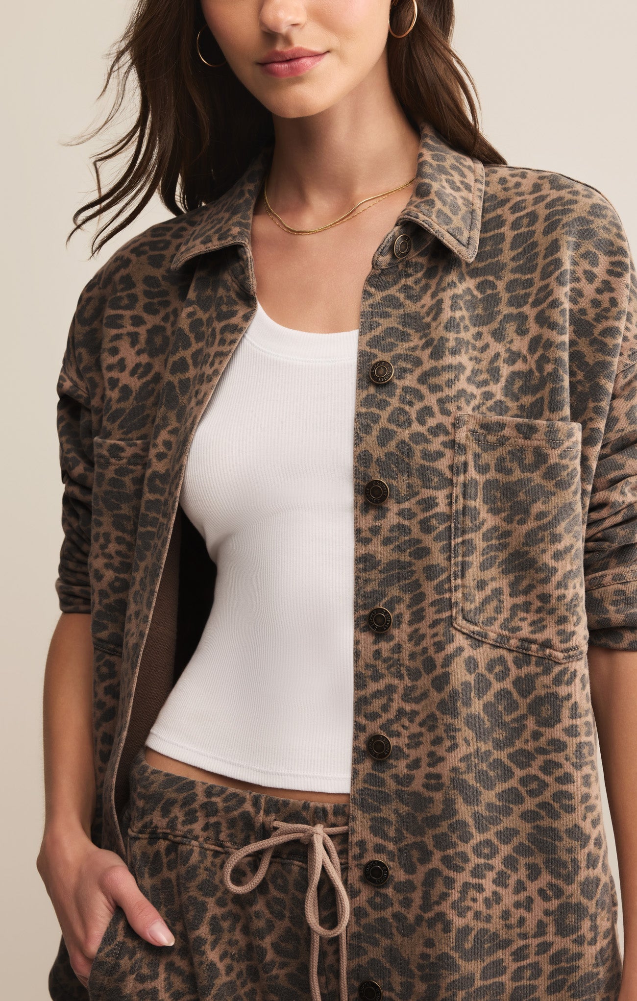 Hunter Knit Leopard Pant