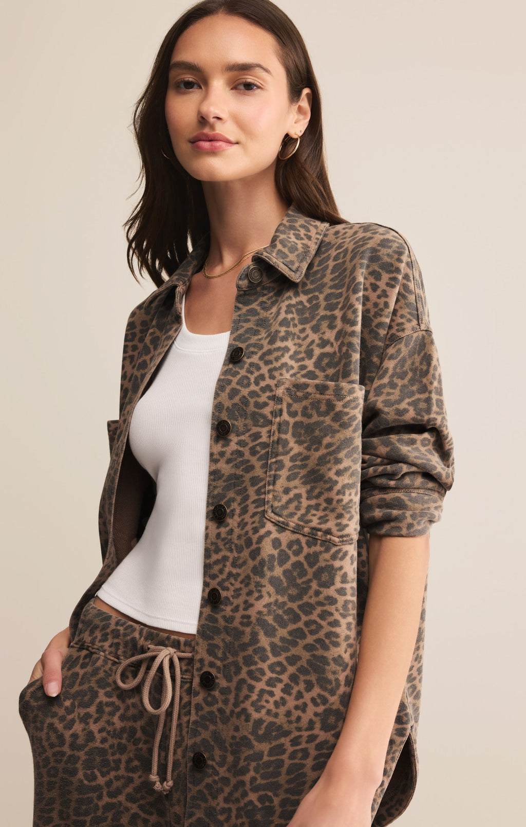 Hunter Knit Leopard Pant