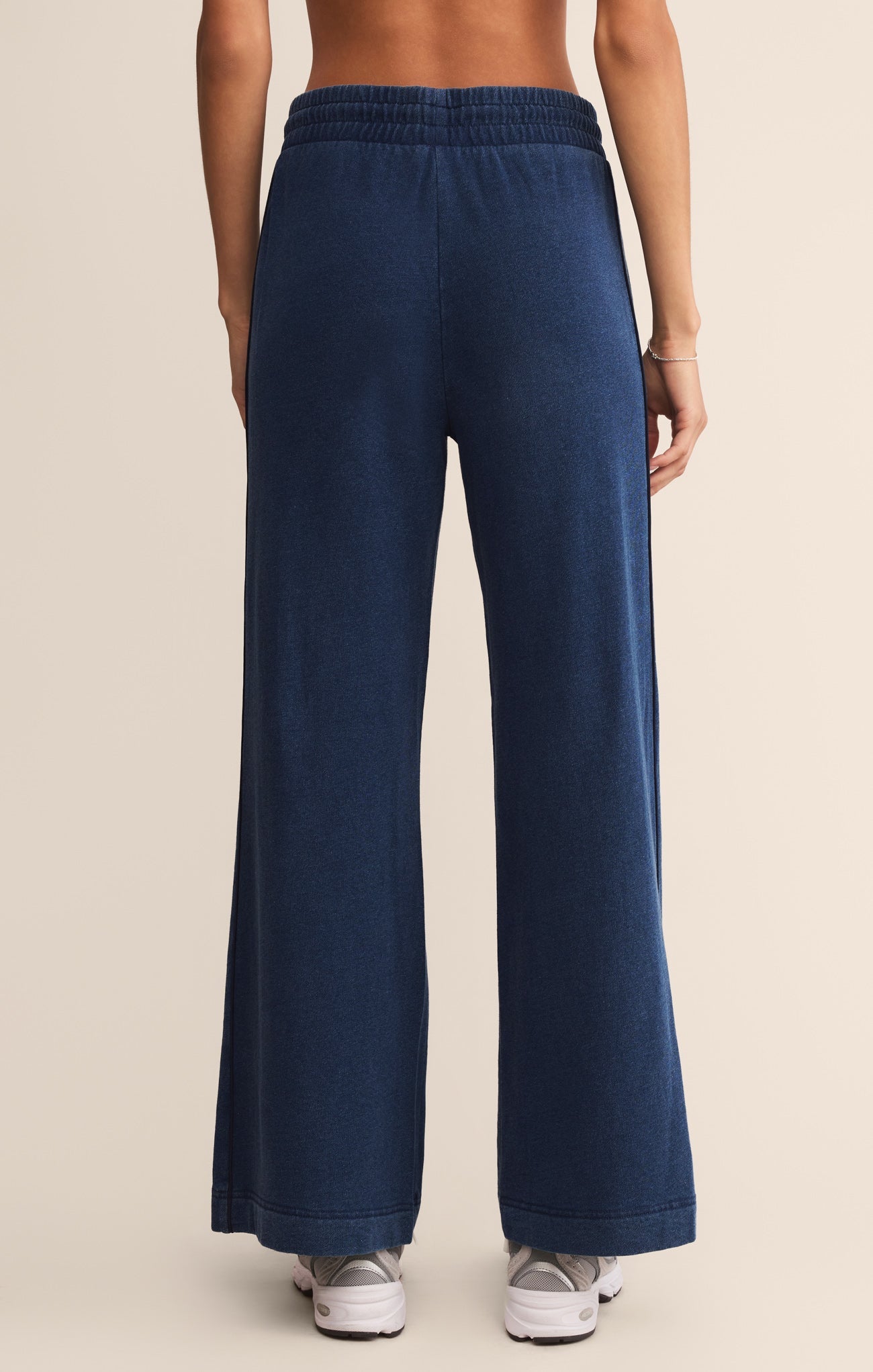 Sport Stripe Knit Denim Pant
