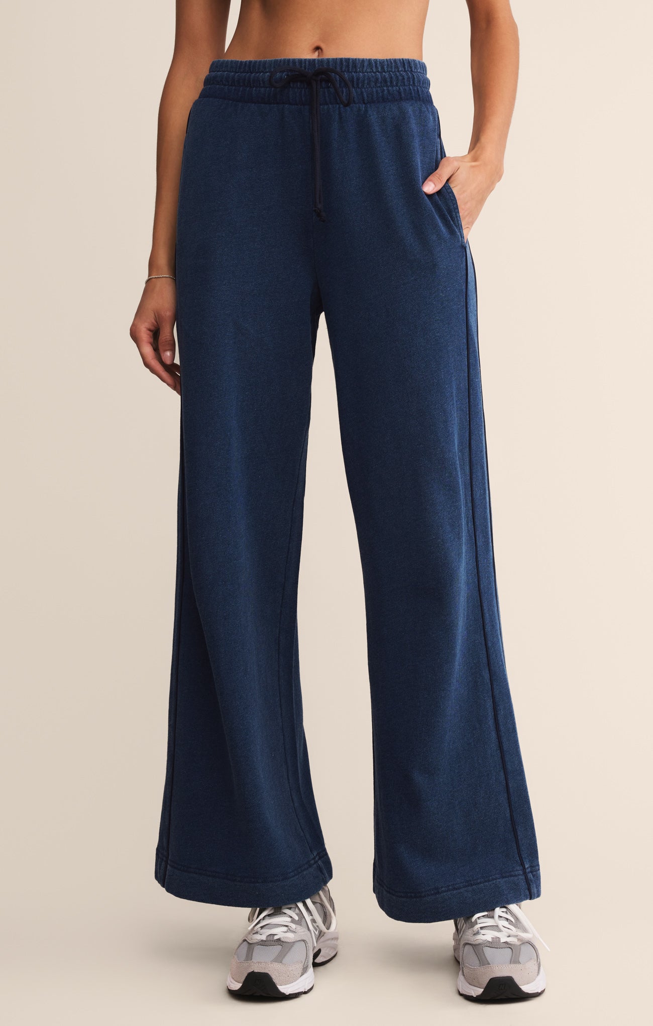 Sport Stripe Knit Denim Pant Secondary image