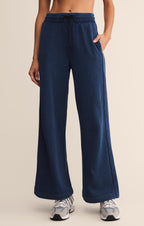 Sport Stripe Knit Denim Pant
