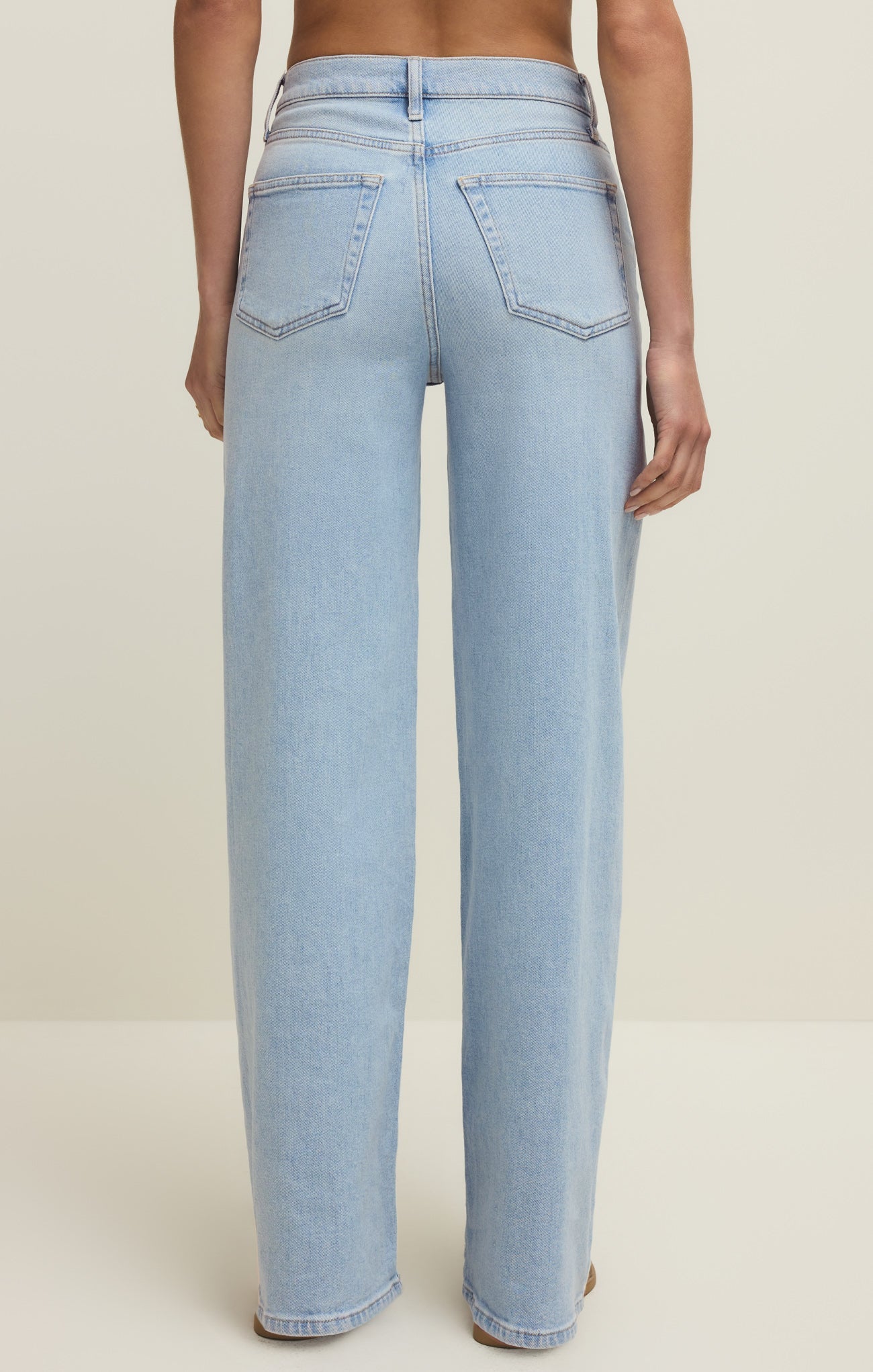 Nova High Rise Wide Leg Denim Pant
