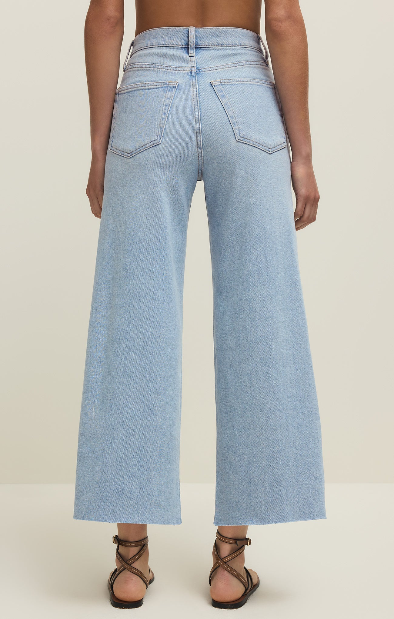 Nova High Rise Denim Crop Pant Secondary image