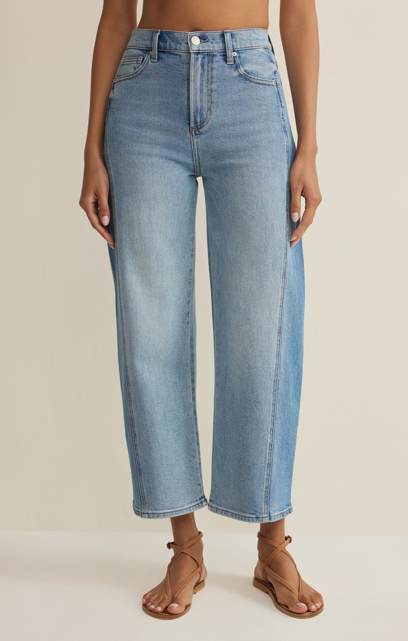 Luna Stretch Denim Crop Pant Secondary image