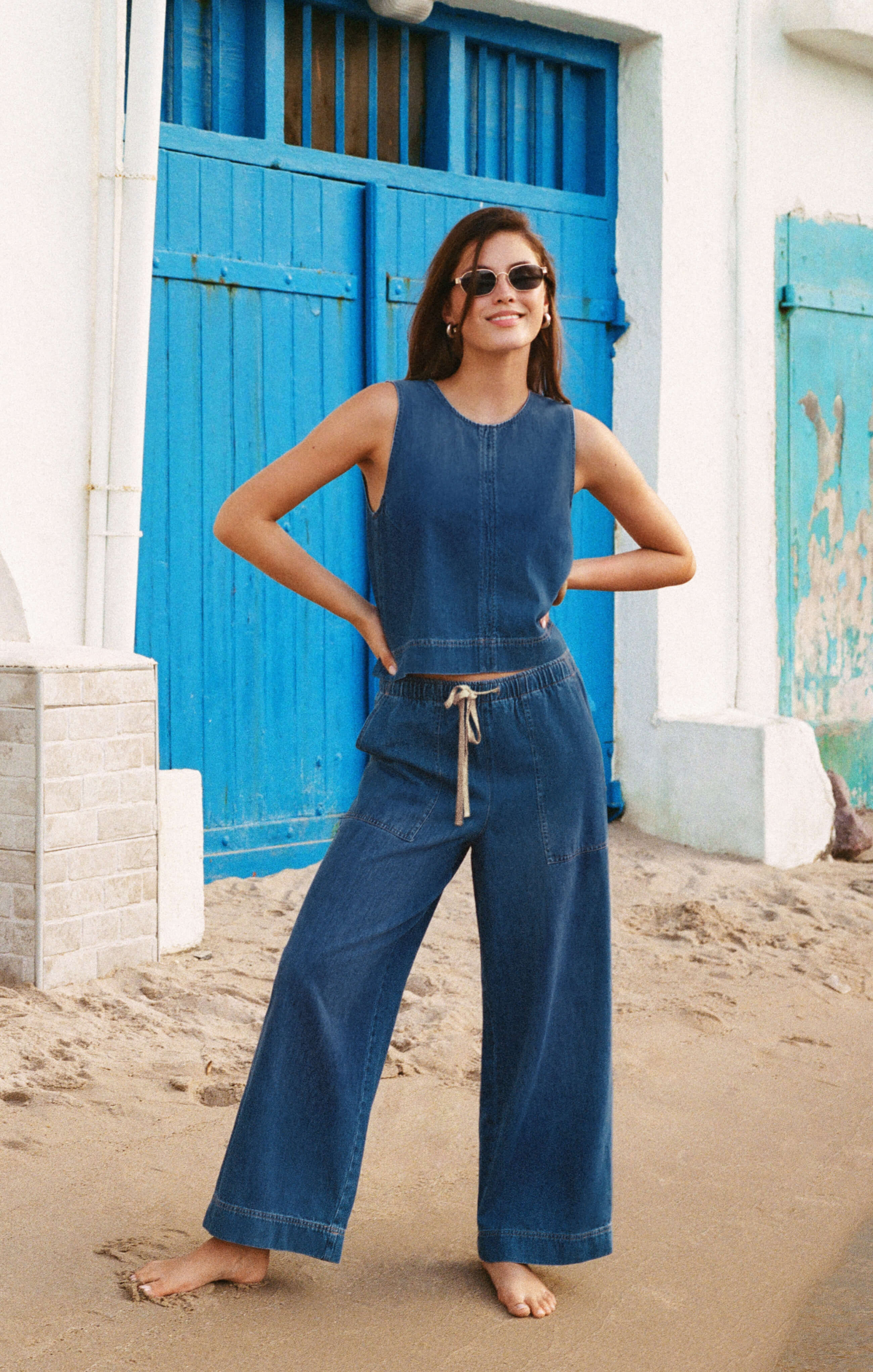 Daycation Denim Utility Pant Main image