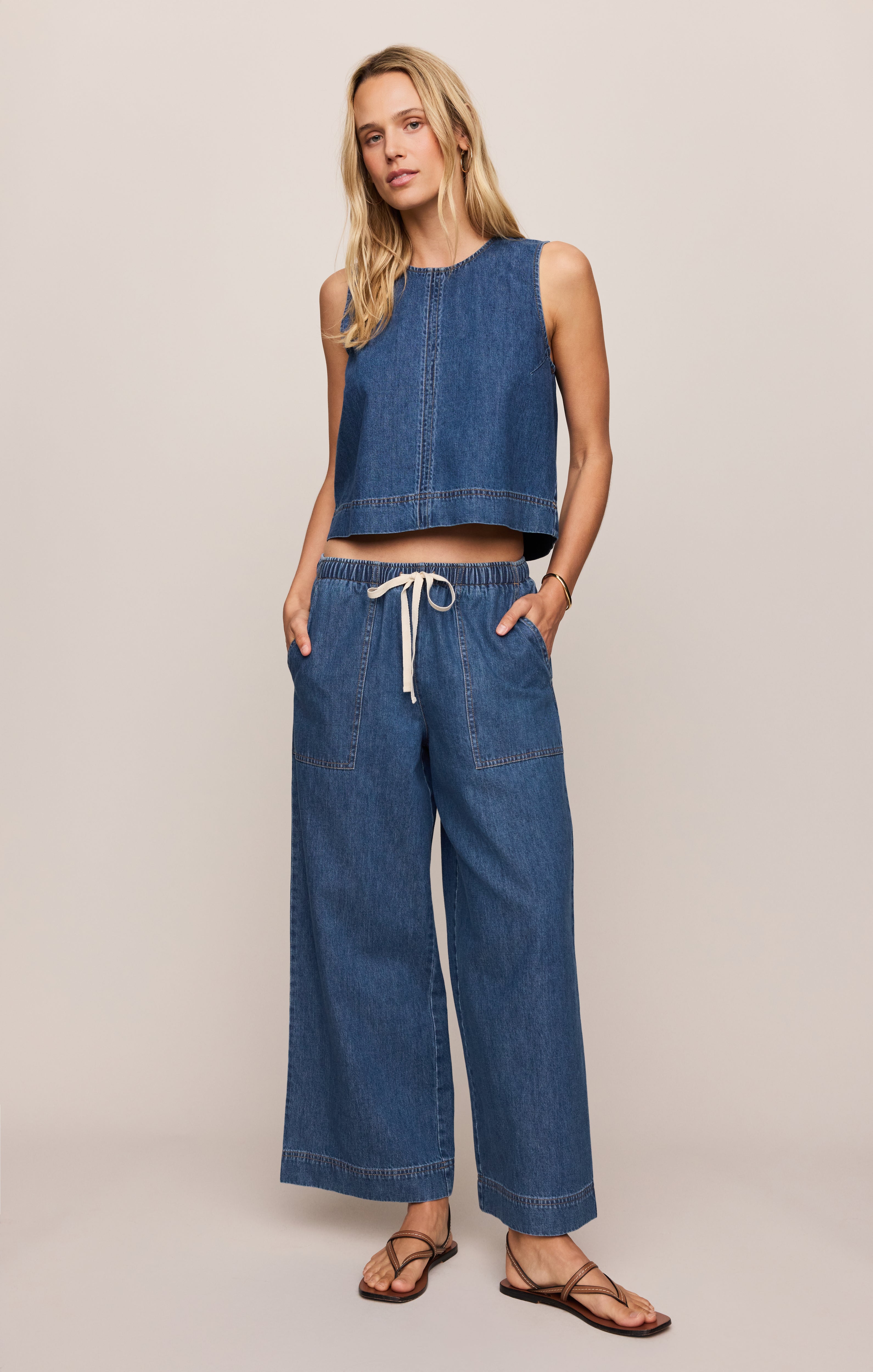Daycation Denim Utility Pant