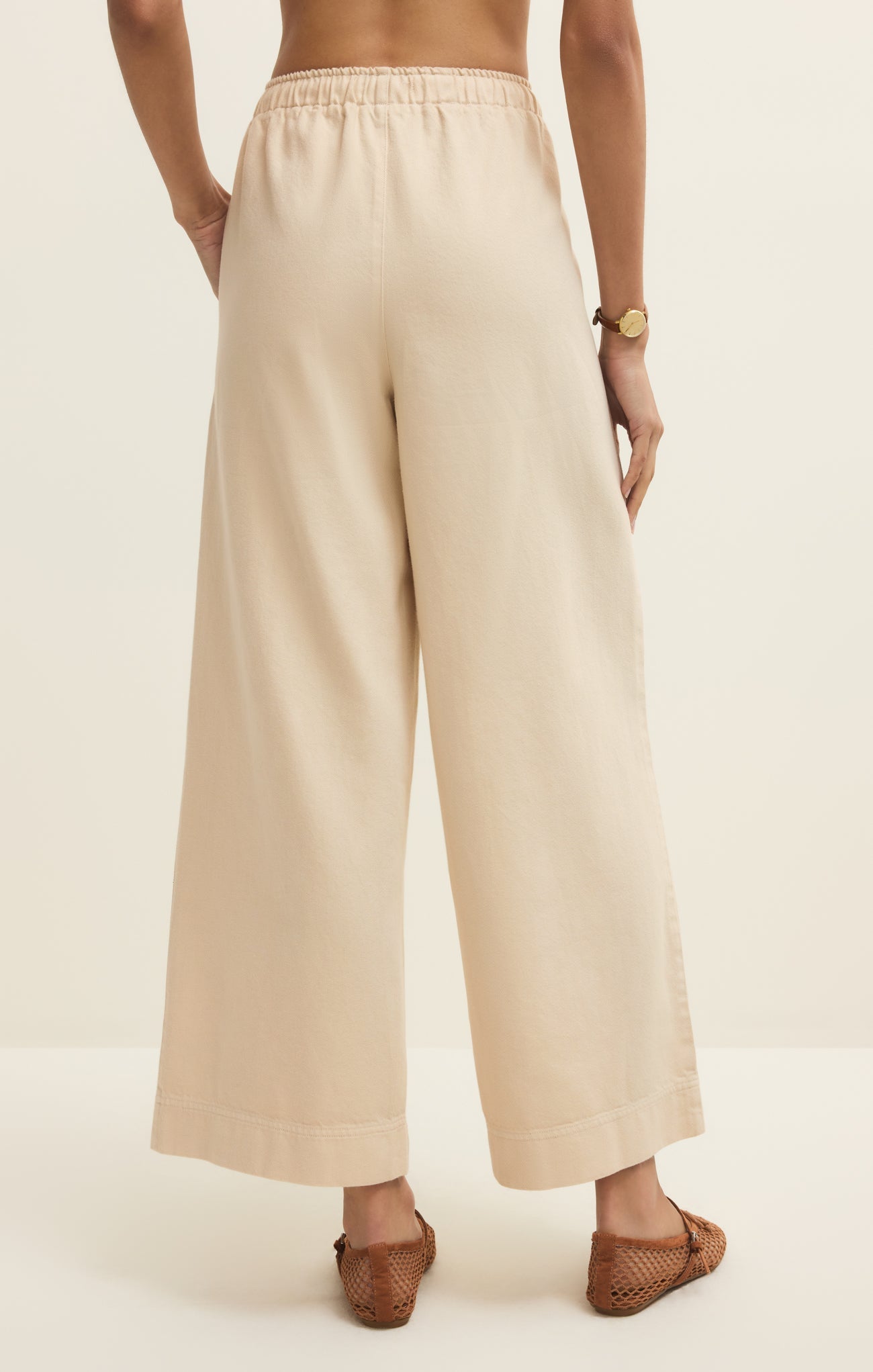 Daycation Twill Wide Leg Utility Pant Secondary image