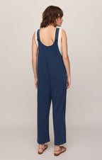Dream All Day Knit Denim Overall