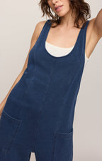 Dream All Day Knit Denim Overall